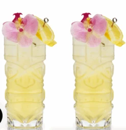 Crystal Tiki Glasses (Set Of 2)