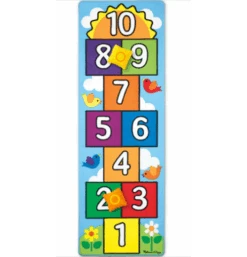 Melissa & Doug Hop & Count Hopscotch Rug