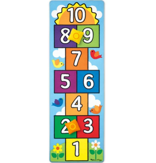 Melissa & Doug Hop & Count Hopscotch Rug 1 Melissa & Doug Hop & Count Hopscotch Rug
