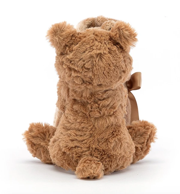 JELLYCAT Bartholomew Bear Soother 4 JELLYCAT Bartholomew Bear Soother - Image 4