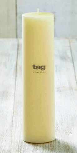 Ivory Chapel Pillar Candle 3 X 12