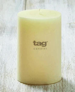Ivory Chapel Pillar Candle 4 X 6