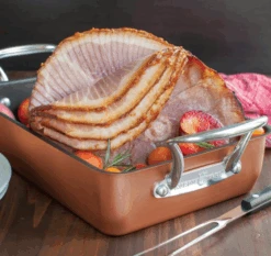 Nordic Ware Large Copper Roaster -Home Furnishings ScreenShot2022 11 29at12.41.28PM