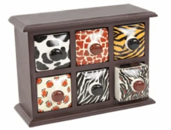 Upper Deck Porcelain Chest, 6 Drawer