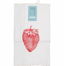 Strawberry Flour Sack Towel
