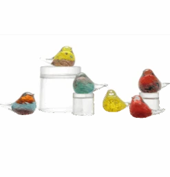Mini Glass Bird