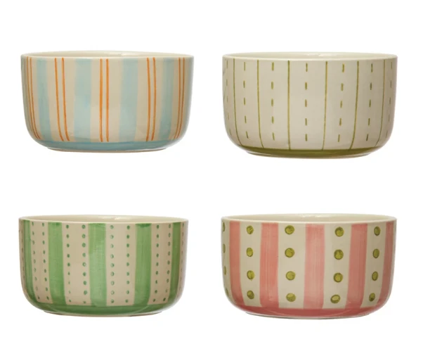 Stoneware Bowl With Pattern 1 Stoneware Bowl With Pattern