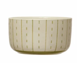 Stoneware Bowl With Pattern 7 Stoneware Bowl With Pattern -Home Furnishings Screenshot2023 04 133.24.08PM
