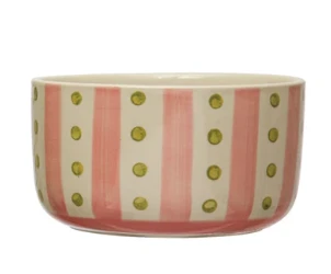 Stoneware Bowl With Pattern 5 Stoneware Bowl With Pattern - Image 5