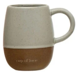 Stoneware Mug In Wood Box 10 Stoneware Mug In Wood Box -Home Furnishings Stoneware Mug in Wood Box Cup of Love