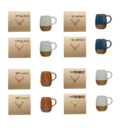 Stoneware Mug In Wood Box 11 Stoneware Mug In Wood Box -Home Furnishings Stoneware Mug in Wood Box2