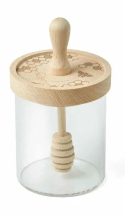 Honey Bee Honey Dipper Jar