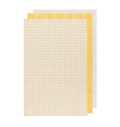 Tea Towel, Tic Tac Toe -Home Furnishings Tea Towel Tic Tac Toe Lemon