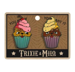 Enamel Pins (Set Of 2) "Cupcake Kittens"