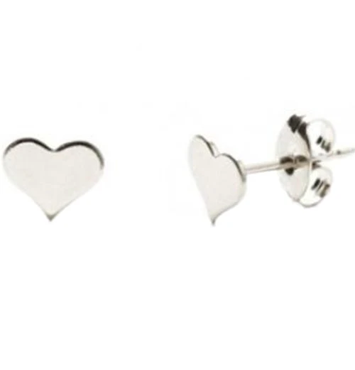 Tiny Heart Stud Earrings 2 Tiny Heart Stud Earrings - Image 2