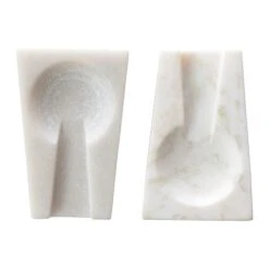Marble Spoon Rest, White