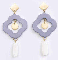 Agra Earrings "Blue"