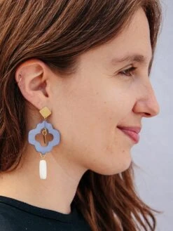 Agra Earrings "Blue" -Home Furnishings earrings agra blue m 1024x1024 44f04572 8b1c 4a46 a4c5 0196dc9d8a21