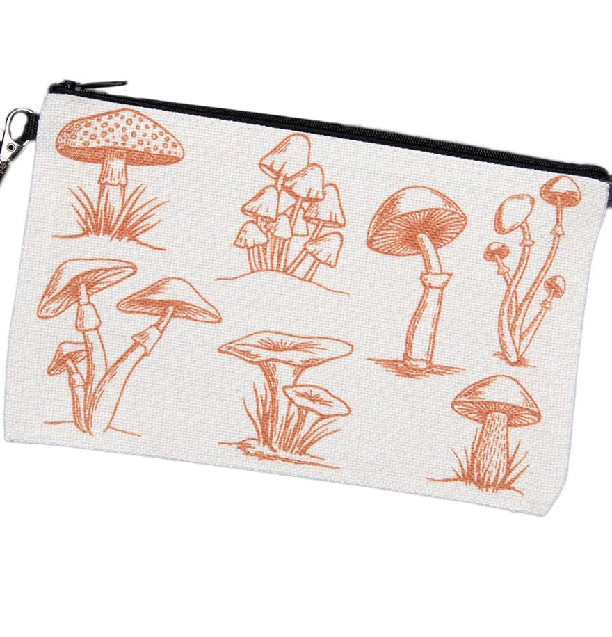 Mushroom Zipper Pouch 2 Mushroom Zipper Pouch - Image 2