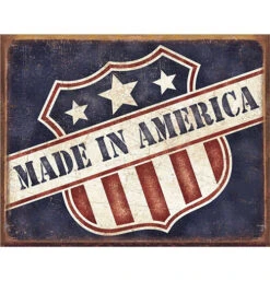 Made In America Tin Sign