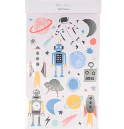 Meri-Meri Space Tattoo Sheets
