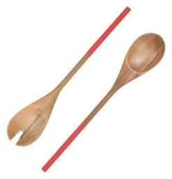 Salad Servers (Set Of 2) "Dipped" -Home Furnishings now designs Salad Servers Red Dipped grande 31bc33cb 5bdf 4557 a329 9855e4b7e15f