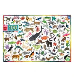 Eeboo Puzzle (100 Piece) "Beautiful World"