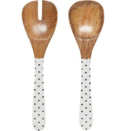 Salad Servers, Mango Wood "Meow Meow"
