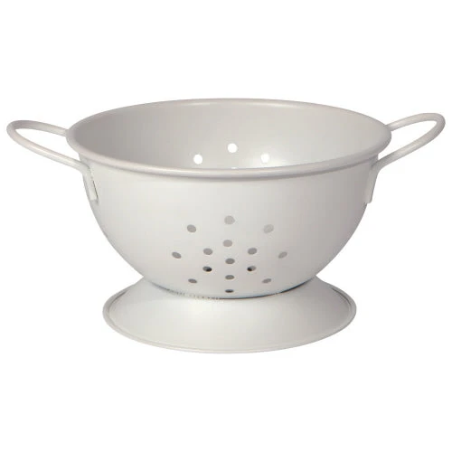 Small Metal Colander 5 Small Metal Colander - Image 5