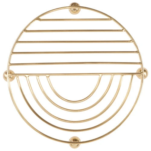 Sunup Trivet "Brushed Gold" 1 Sunup Trivet "Brushed Gold"
