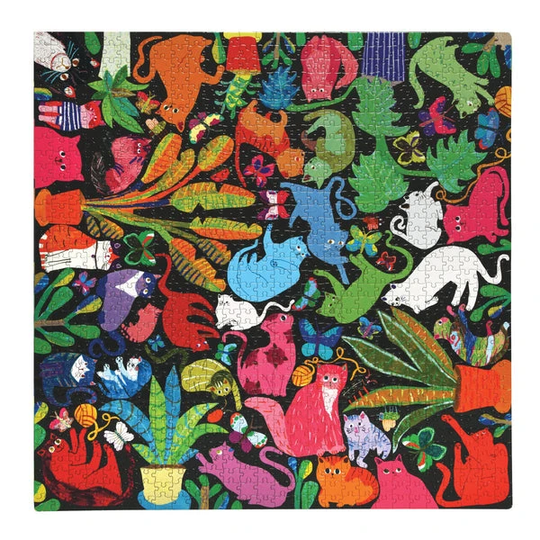 Eeboo Puzzle (1,008 Piece) "Cats At Work" 2 Eeboo Puzzle (1,008 Piece) "Cats At Work" - Image 2